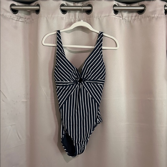 Tommy Hilfiger Other - Tommy Hilfiger Navy and White Striped Swimsuit